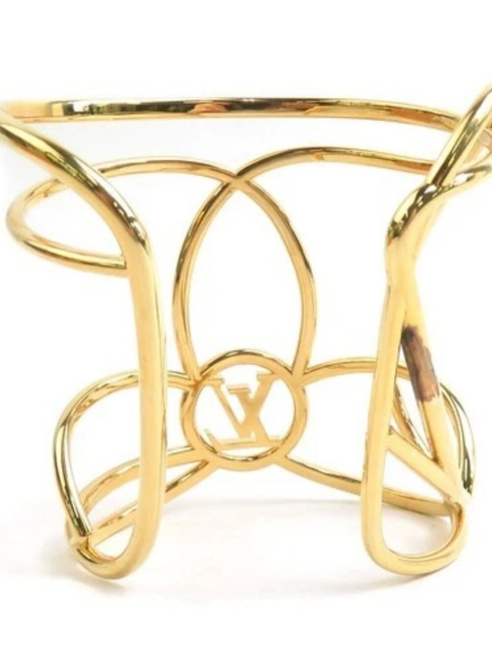 Auth LOUIS VUITTON Bangle Bracelet Gold Metal M1471M - h32050a - Picture 4 of 10